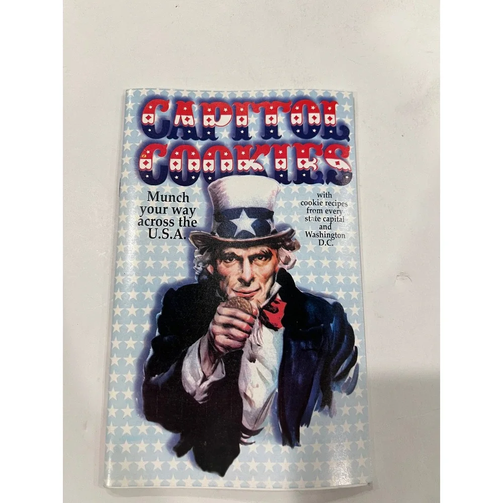 Capitol Cookies Cookbook Fundcraft Publishing Uncle Sam USA State Capital Recipe
